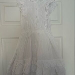 Janie and Jack white lace dress